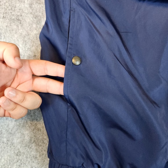 FootJoy DRYJOS Jackey Golf Pullover L Blue Sony Open Hawaii Jacket Pocket Zip - Picture 5 of 12